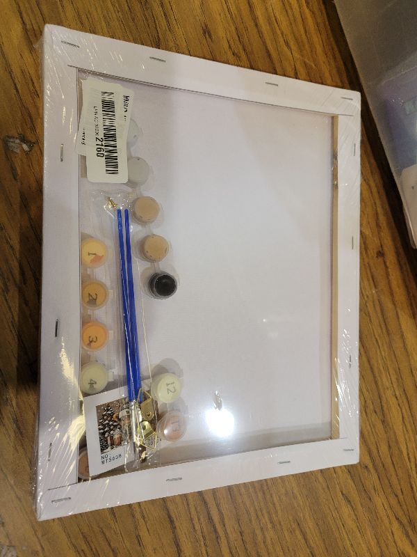 Photo 1 of 2 Pack Christmas Paint by Numbers Kit for Adults Beginner with Framed,Snowman Easy Adult Paint by Number Kits on Canvas DIY Painting for Beginners Art by Numbers for Home Wall Decor 10x12 Inch