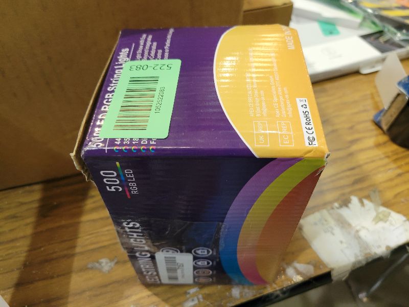 Photo 1 of 164FT 500LED Christmas Lights Color Changing, 35 Colors String Lights with Remote Valentine Decor, Waterproof Twinkle Fairy Light Clear Wire for Bedroom Easter Indoor Outdoor Holiday Party