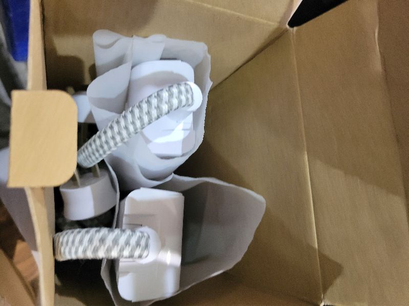 Photo 1 of 2 Pack Power Strip - 15FT Long Extension Cord, Surge Protector with 6 Outlets and 2 USB Charging Ports, Flat Plug Overload Protection, (1625W/13A/900J), Wall Mount for Home Office and Dorm, ETL Listed