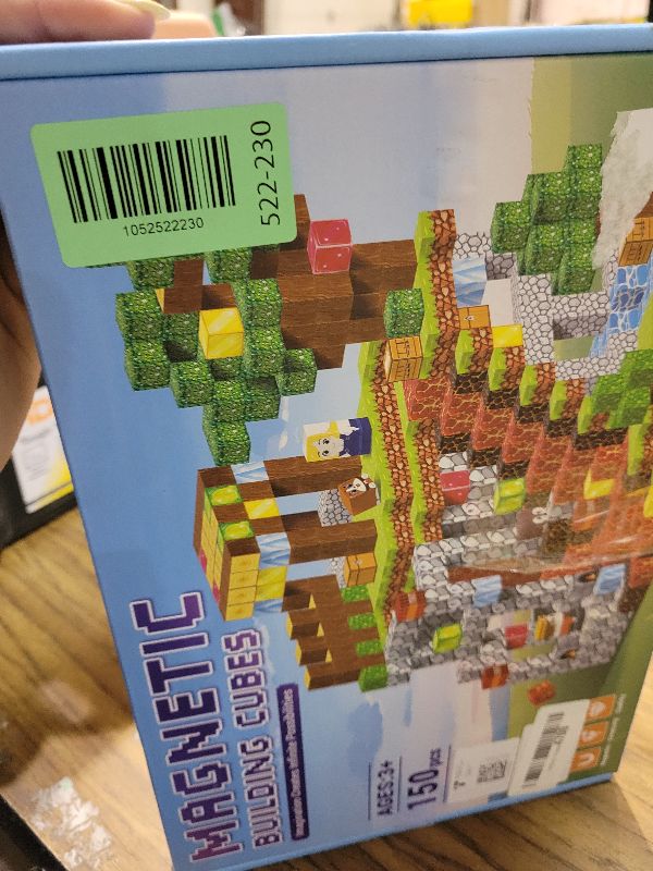 Photo 1 of 150PCS Magnetic Blocks- Magnetic Building Blocks, Magnet Cubes for Kids Toys, Sensory STEM Building Toys for 3-5 4-6 5-7 6-8 Year Old Boys Girls Christmas Birthday Gifts Travel Outdoor Kids Games