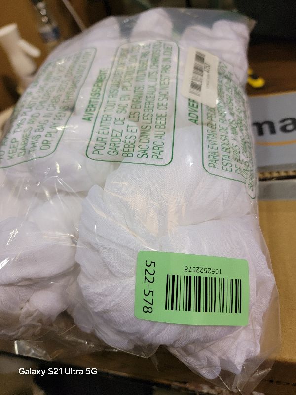 Photo 1 of 6 Pack White Cheesecloth Table Runner 10FT Long Boho Gauze Table Runner Rustic Sheer Runner for Wedding Bridal Baby Shower Birthday Party Table Decor Thanksgiving Christmas Decorations