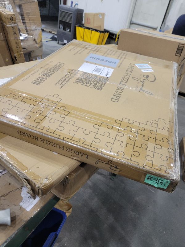 Photo 1 of 1000 Piece Rotating Puzzle Board with Drawers and Cover - 4 Drawers, Wooden Jigsaw Puzzle Table | 30” X 22”| Jigsaw Puzzle Board - Portable Puzzle Tables for Adults and Kids by Beyond Innoventions