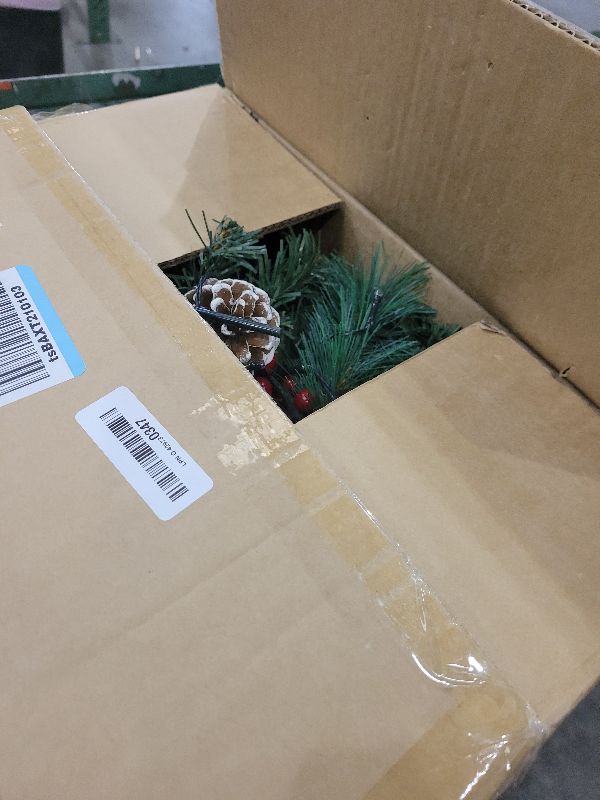 Photo 1 of 2 Pack Pre- Christmas Tree with Remote, Battery Operated with Timer, Smart Multi-Color & Warm White Lights, Music Sync, Artificial Christmas Tree for Outdoor Porch, Urn Filler, Xmas Decor