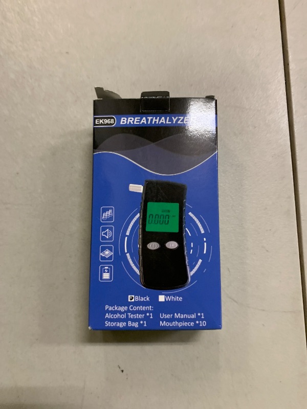 Photo 1 of 2026 Upgraded Breathalyzer,Breathalyzers for Alcohol with LCD Digital Display,Alcohol Breathalyzer Tester for Home Use,Portable Breathalyzer with 10 Mouthpieces and Carrying Case