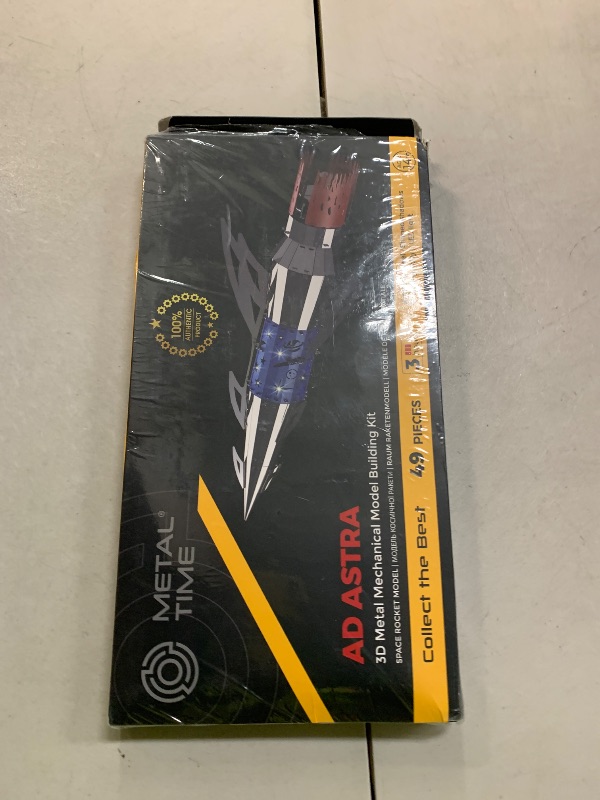 Photo 1 of METAL-TIME, Deep Space Rocket Model, Cosmos Rocket Metal Model Kit, 3D Metal Model Kits to Build for Adults, Model Space Station AD Astra