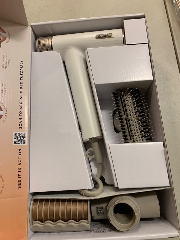 Photo 1 of Shark Hair Dryer | SpeedStyle | No Heat Damage Hair Styling Tool | 3 Styling Tools Included | Portable & Powerful Blow Dryer | Best for Straight & Wavy Hair | Silk | HD331