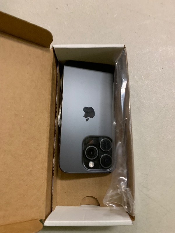Photo 1 of Apple iPhone 15 Pro, 256GB, Black Titanium - Unlocked (Renewed)