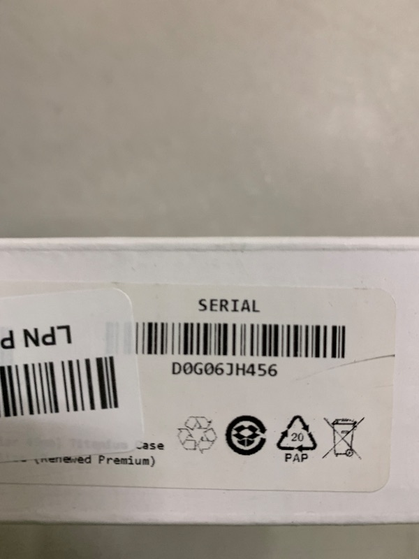 Photo 1 of Apple Watch Ultra [GPS + Cellular 49mm] Titanium Case with Midnight Ocean Band, One Size (Renewed Premium)