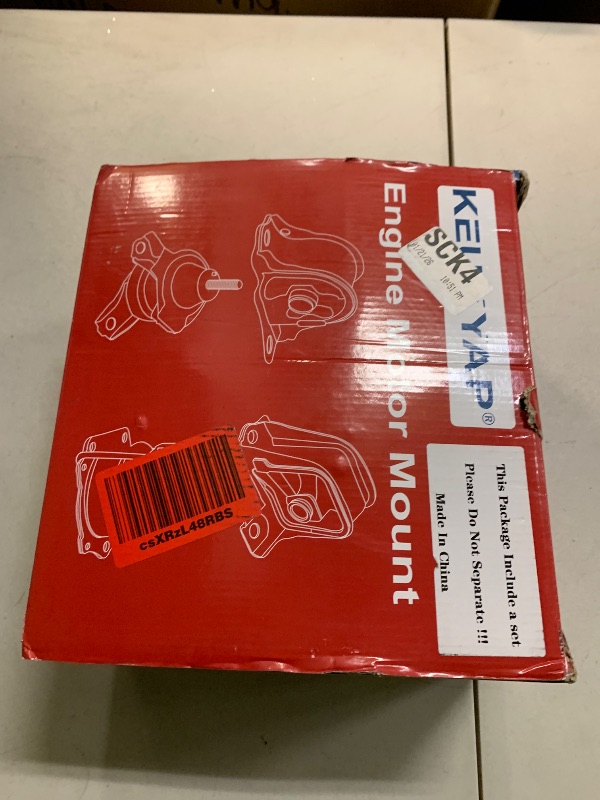 Photo 1 of keuyyap 4Pcs Engine Motor Mount Compatible with Chevrolet Prizm & for Toyota Corolla L4 1.8L 1998-2002 Transmission Mount Set, Replace A7243 A7254 A7256 A7259, Black/Silver, CA-EM0021