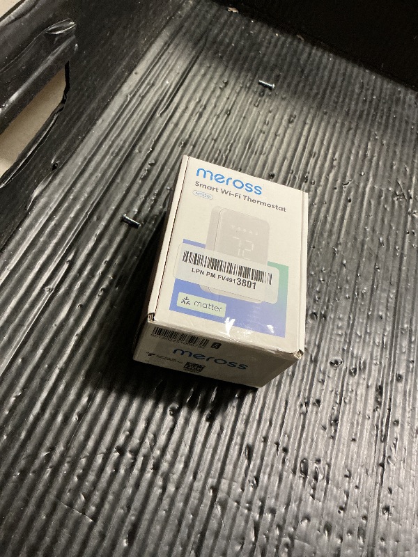 Photo 1 of meross Matter Smart Thermostat for Electric Baseboard Heater, Works with Alexa, HomeKit, Google, SmartThings, Programmable WiFi Thermostat for House, Energy Saving, App & Voice Control for Smart Home