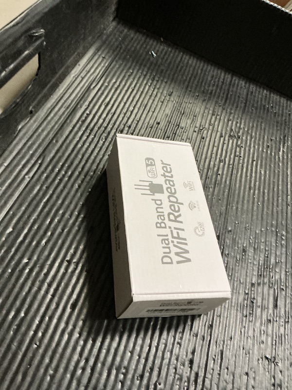 Photo 1 of 1200Mbps Dual Band 5GHz/2.4GHz WiFi Extender, WiFi Extender Signal Booster, 12880 Sq.Ft Coverage, 105-Device Support, Setup for Home & Outdoor Use