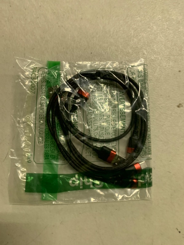 Photo 1 of 1.5ft USB C Cable, 3 Pack Short USB A to USB C Cable for iPhone 16 15, Nylon Braided 18 inch Type C Charger Cord Fast Charging for Samsung Galaxy S24 S23 S22 Note 20 10 A50 A20 Moto G LG