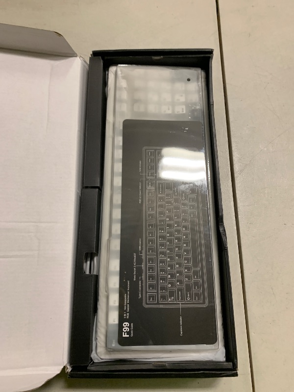 Photo 1 of AULA F99 Wireless Mechanical Keyboard,Tri-Mode BT5.0/2.4GHz/USB-C Hot Swappable Custom Keyboard,Pre-lubed Linear Switches,RGB Backlit Computer Gaming Keyboards for PC/Tablet/PS/Xbox