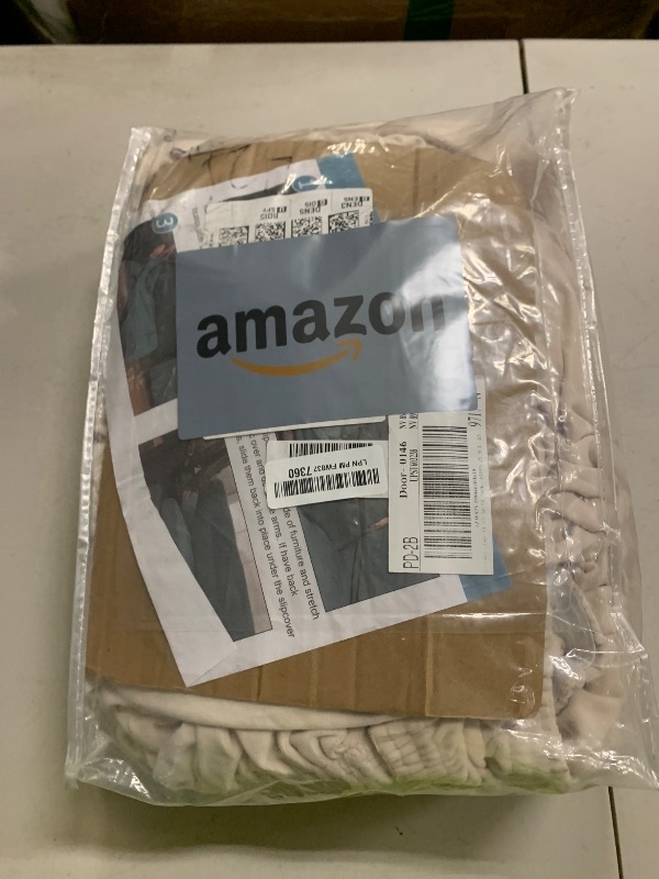 Photo 1 of H.VERSAILTEX Modern Velvet Plush 4 Piece High Stretch Sofa Slipcover Furniture Protector Form Fit Luxury Thick Sofa Cover for 3 Cushion Couch, Machine Washable Width Up to 90 Inch(Sofa,Ivory)