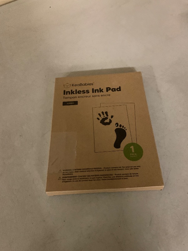 Photo 1 of 1-Pack Inkless Baby Hand and Footprint Kit - Mess Free Ink Pad for Newborn Keepsake, Dog Nose & Paw Print Kit, Clean Touch Ink Pad for Baby Hand & Footprints, Ideal New Mom Gifts (Candy Pink, J)
