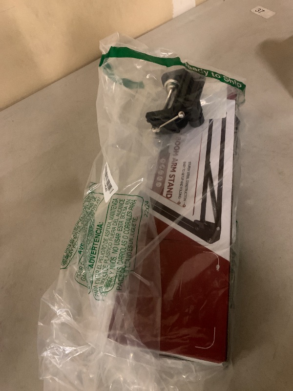 Photo 1 of QuadCast 2 Boom Arm, Mic Arm Microphone Arm for HyperX QuadCast 2 with HyperX QuadCast 2 Pop Filter, 3/8" to 5/8" Adapter, by SUNMON