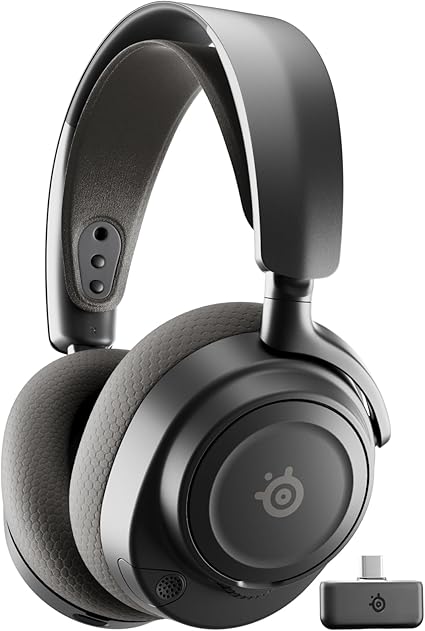 Photo 1 of SteelSeries Arctis Nova 7P Wireless Gen 2 Gaming Headset - Real-Time App Control, 50+ HR Play, Neodymium Magnetic Drivers, Mix 2.4GHz/Bluetooth, PS5, PS4, PC, Switch 1/2, Mobile - Black