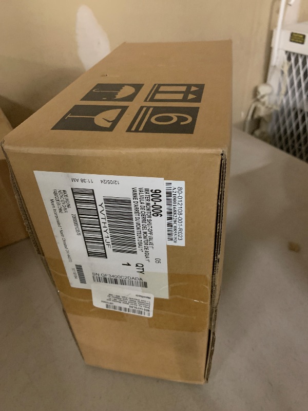 Photo 1 of Moen Flo Smart Water Monitor and Automatic Shutoff Sensor, Wi-Fi Connected Water Leak Detector for 1-Inch Diameter Pipe, 900-006