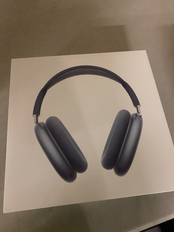 Photo 1 of Apple AirPods Max Wireless Over-Ear Headphones, Pro-Level Active Noise Cancellation, Transparency Mode, Personalized Spatial Audio, USB-C Charging, Bluetooth Headphones for iPhone - Blue