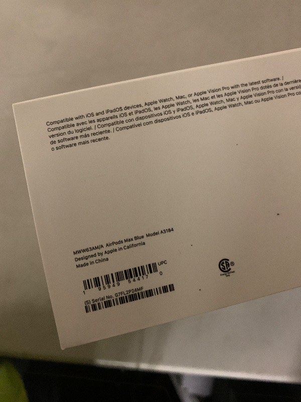 Photo 1 of Apple AirPods Max Wireless Over-Ear Headphones, Pro-Level Active Noise Cancellation, Transparency Mode, Personalized Spatial Audio, USB-C Charging, Bluetooth Headphones for iPhone - Blue