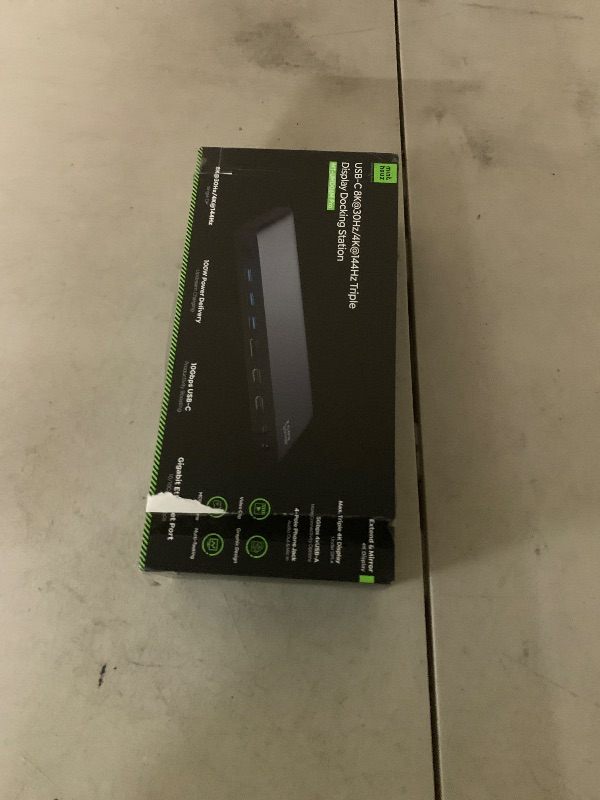 Photo 1 of Minthouz 12 in 1 Docking Station with 100W Charging, Triple Display, 1000Mbps LAN Port, Laptop Docking Station Monitor 8K@30Hz or 4K@144Hz, 4X USB-A, 2X USB-C, Ethernet Port, for Windows Mac Chrome