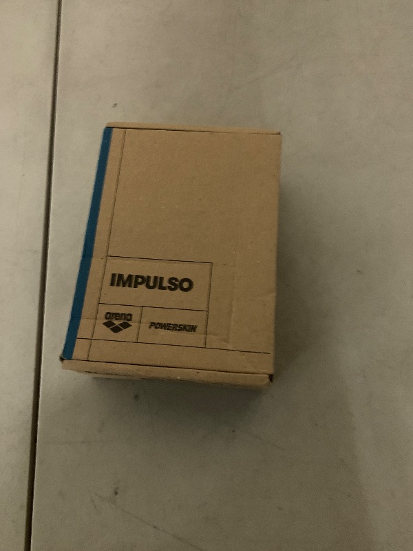 Photo 1 of ARENA Powerskin Impulso Boys' Racing Jammer Competition Swimsuit One Piece Athletic Swim Team Championship Tech Suit, Black Teal, Size 28