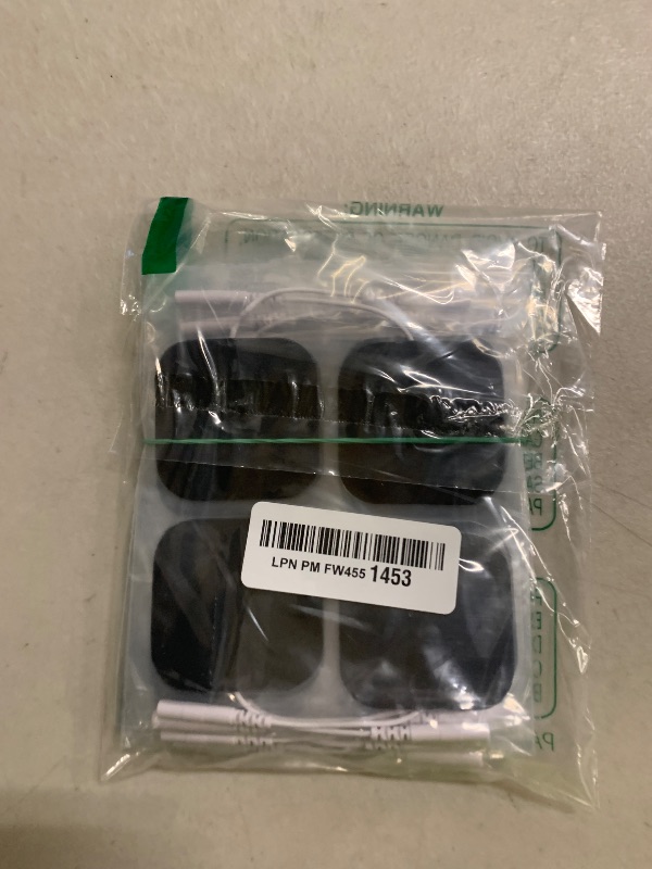 Photo 1 of 20PCS TENS Unit Replacement Pads, TENS Electrodes Pads Self-Adhesive Electrode Pads 2"x2" Reusable Tens Unit Patches Compatible with TENS Machine Use 2.0mm Pin Connector Lead Wires (2”x2“)