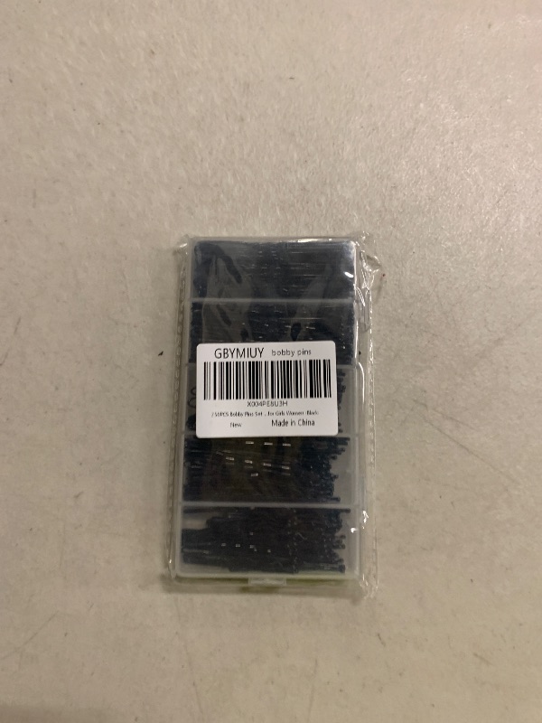 Photo 1 of 250PCS Hair Pins Bobby Pin Set, Assorted Sizes Wave Bobby Pins 2inch 2.36inch 2.75inch for All Hair Types + 2 Sizes U Shaped Hair Pins for Buns 2.36inch 2.75inch, Black for Girls Women