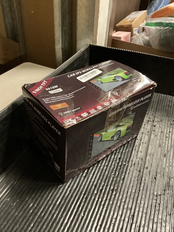 Photo 1 of 7 Inch Single Din Car Stereo - Wireless CarPlay & Android Auto, Mirror Link, Steering Wheel Control, Bluetooth, FM Radio, 7 Color Lights, EQ Adjustment, Online Video Support for Most Vehicles