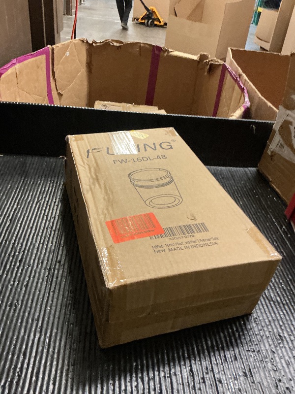 Photo 1 of [48Set - 16oz.] Plastic Deli Food Storage Containers With Plastic Lids, Disposable togo containers for soup, Meal Prep, Slime | BPA Free | Stackable | Leakproof | Microwave | Dishwasher | Freezer Safe