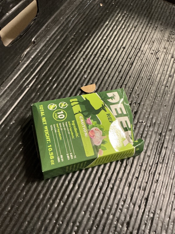 Photo 1 of 10 Pack Deer Repellent, Rabbit Repellent, Peppermint Oil to Repel Deer, Rabbit, Deer Deterrent Outdoor for Lawn, Garden Use