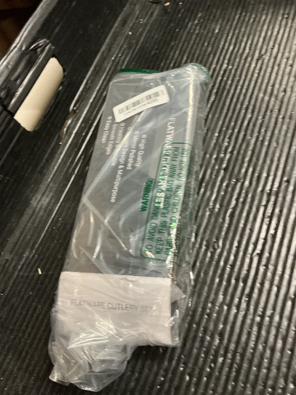 Photo 1 of 40 Pieces Black Silverware Set, Stainless Steel Flatware Set Service for 8, Tableware Cutlery Set, Utensils for Home, Restaurant, hotel, Include Knife Fork Spoon Set,Dishwasher Safe