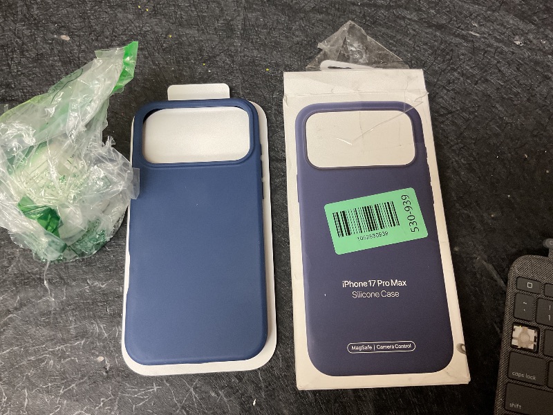 Photo 1 of Apple iPhone 17 Pro Max Silicone Case with MagSafe and Camera Control: Lightweight Phone Case, Wireless Charging Compatible, Smooth Matte Finish; Midnight
