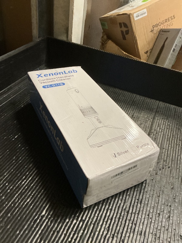 Photo 1 of XenonLab Handheld Vacuum Cordless 25000Pa Car Vacuum 3-in-1 Handheld Vacuum, Includes Smart Display and Charging Base Hand Vac Cordless Rechargeable One-Touch Empty for Home/Pet/Car (?Silver)