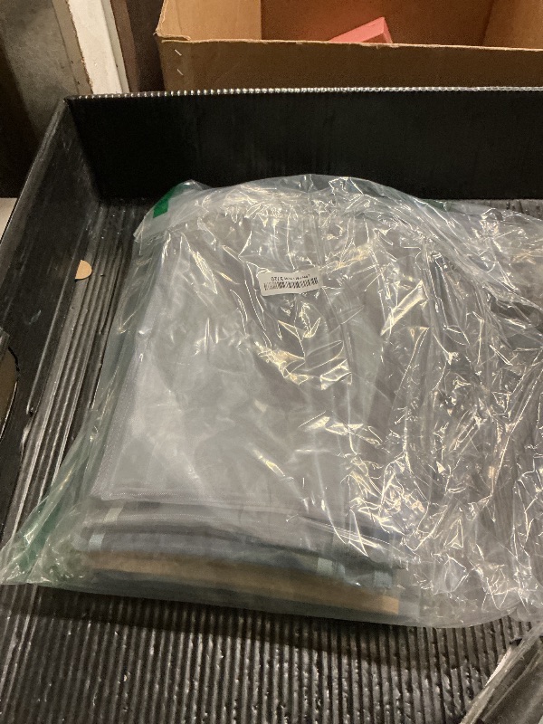 Photo 1 of 15 Pcs Double Layer Mesh Storage Bags, 13.2x9.7 Inch Zipper Pouch Organizer for Stationery Puzzles Storage Supplies, 5 Colors