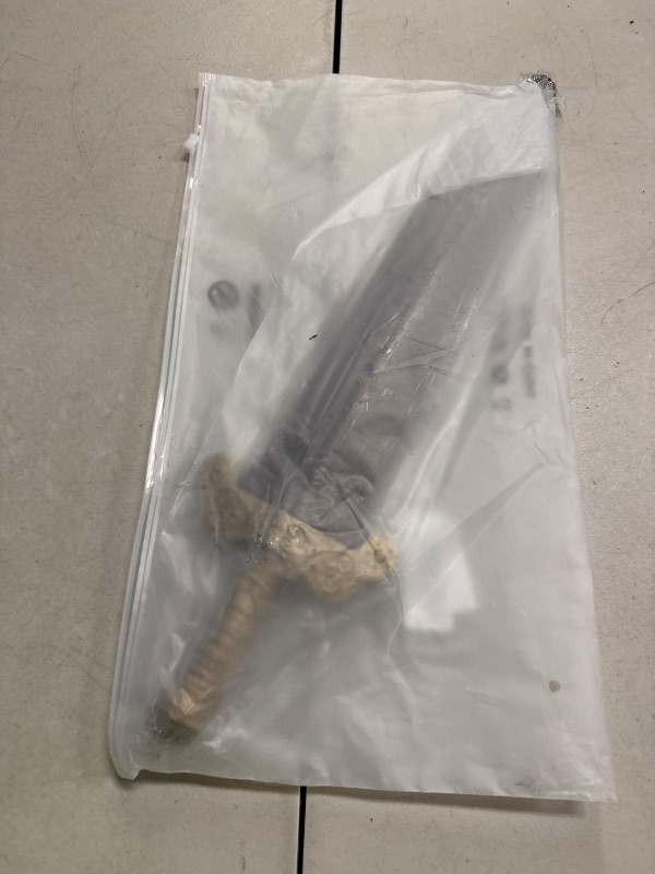 Photo 1 of 2Set Plastic Roman Sword with Sheath,Toy Sword for Pretend Play,Knight Costume, Roman Warrior Costume Accessory Silver