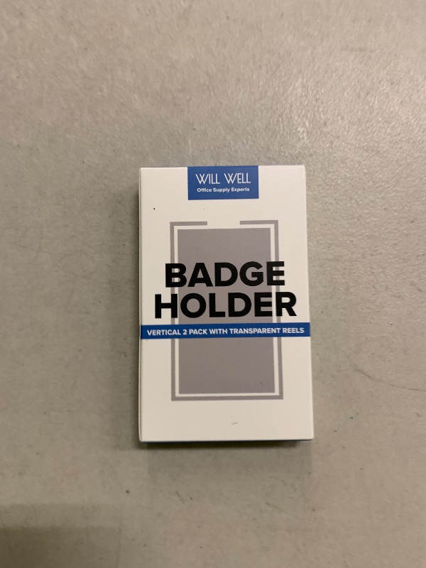 Photo 1 of 2 Pack Id Badge Holder With Clip – Transparent Yellow Badge Reels with Id Sleeves Set – Clear Id Card Holder Retractable – Vertical Lanyard ID Holder with Badge Reel – Badge Holders with 24" Pull Cord