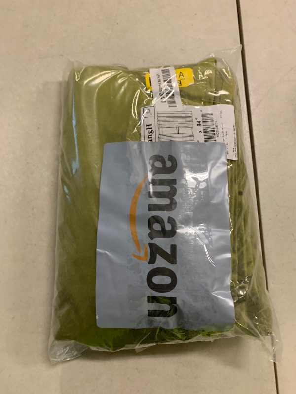 Photo 1 of StangH Olive Green Velvet Curtains for Bedroom, Back Tab Light Blocking Thermal Insulated Window Door Drapes for Living Room/Farmhouse/Office, W52 x L84, 1 Panel