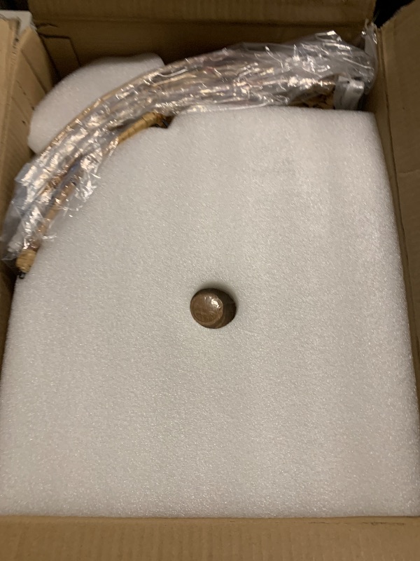 Photo 1 of Ganeed 20" Boho Fandelier Ceiling Fan with Light, Rattan Caged Ceiling Fan with Light and Remote Control, Quiet Reversible Motor Enclosed Low Profile 6 Speeds for Bedroom Living Room Porch Kids Room