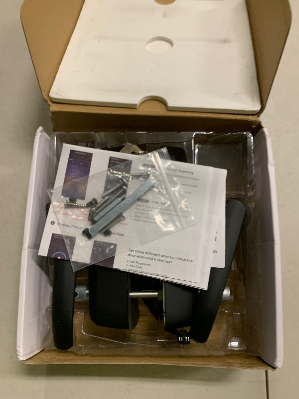 Photo 1 of ULTRALOQ Latch 5 World's First Built-in WiFi Smart Lock with Fingerprint, 5-in-1 Keyless Entry Door Lock with Touch Digital Keypad, App Control, Black