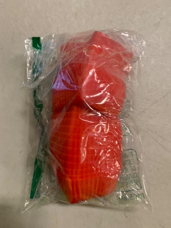 Photo 1 of Baking Cups Cupcake Liners Silicone - Non-Stick Pastry Muffin Liner Molds, 2.75 Inch Reusable Storage Container,Heart,24 Pack