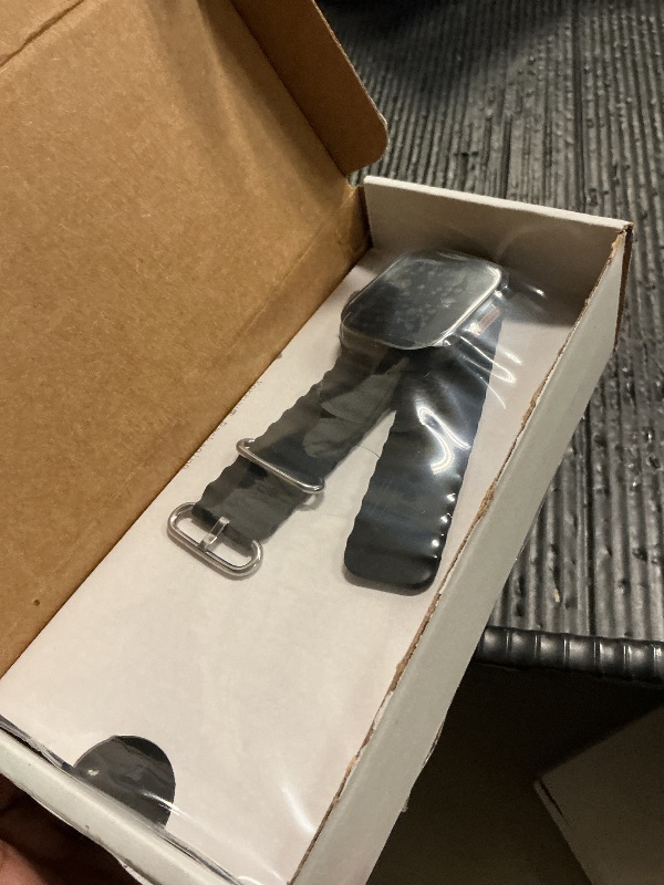 Photo 1 of Apple Watch Ultra 2 (GPS + Cellular, 49MM) - Black Titanium Case with Black Ocean Band (Renewed)