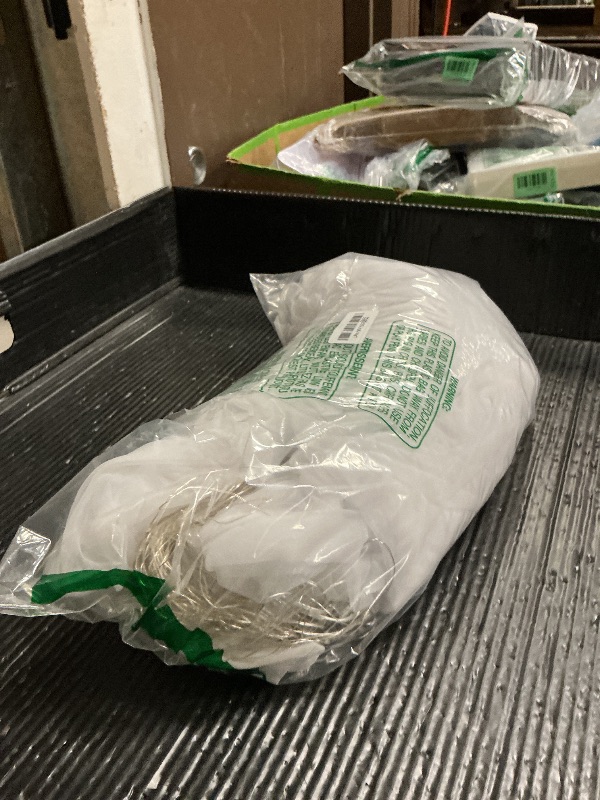 Photo 1 of 10x10ft White Tulle Backdrop Curtain with Lights String for Parites, Sheer Curtain Backdrop Drapes for Wedding Baby Shower Bridal Shower Birthday Party Photography Background Decoration