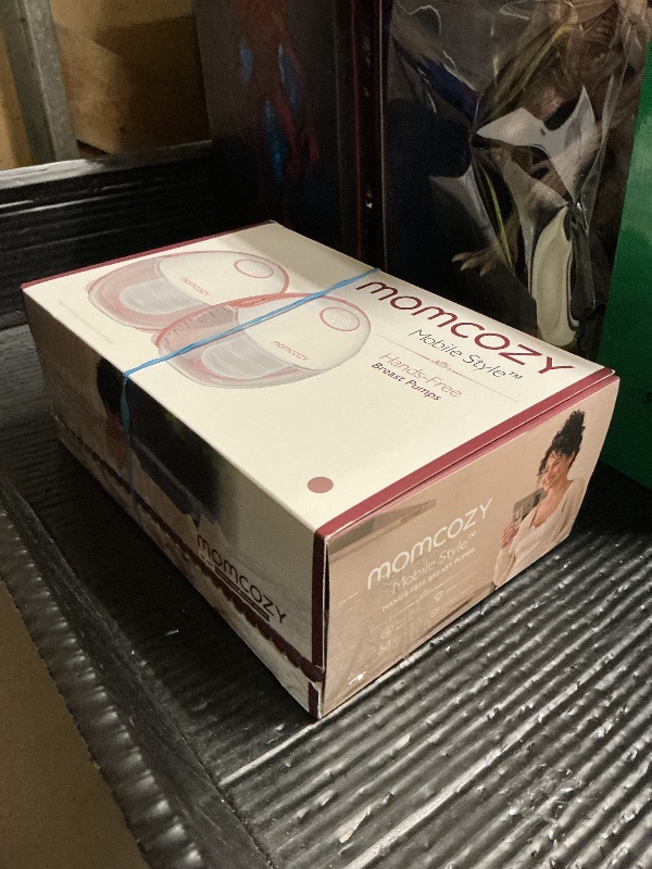 Photo 1 of Momcozy Breast Pump Hands Free Mobile Style | M6, Wearable Breastfeeding Pump Ideal Rhythm for More Milk, DoubleFit Flange More Fit & Discreet with 3 Modes & 9 Levels, 24mm - 2 Pack Cozy Red