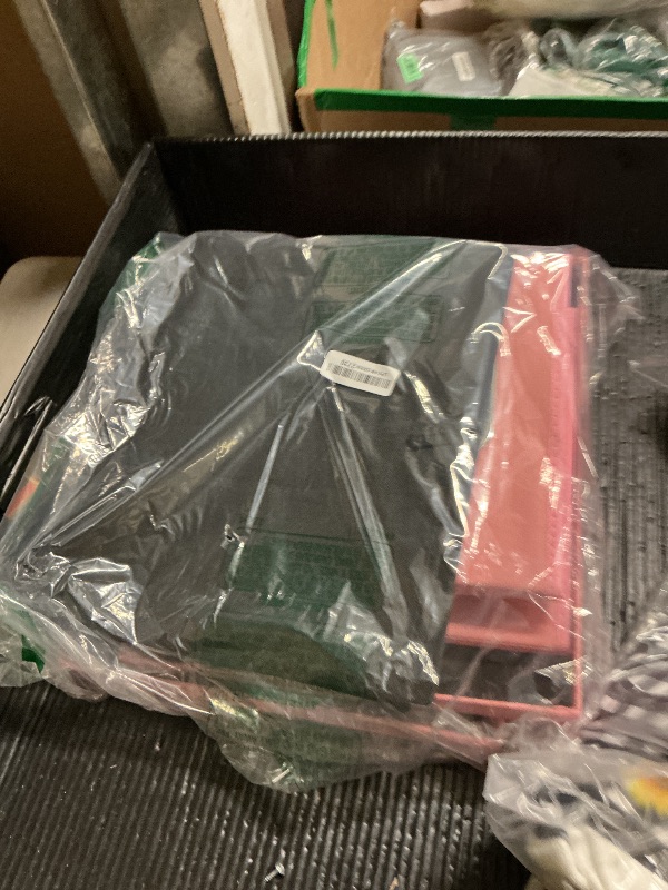 Photo 1 of 2 Pack Pink Leather File Storage Organizer with Lid - Portable Filing Box for Letter/Legal File Folder Storage