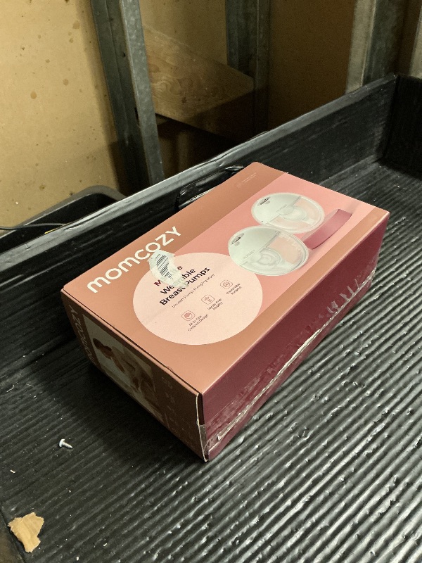 Photo 1 of Momcozy M5 Lite Hands-Free Wearable Breast Pump, DoubleFit Flange for Baby-Like Comfort, 3 Modes & 9 Suction Levels, No Flange Insert or Hard Carry Case, 24mm, 2-Pack, Cozy Red
