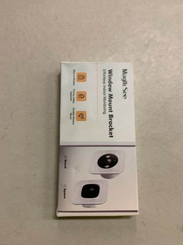 Photo 1 of 2 Pack Security Camera Window Mount Compatible with Tapo C120, No Drill No Screws Installation Required, Anti-Theft Strong Adhesive Tape Holder for Home Security, White