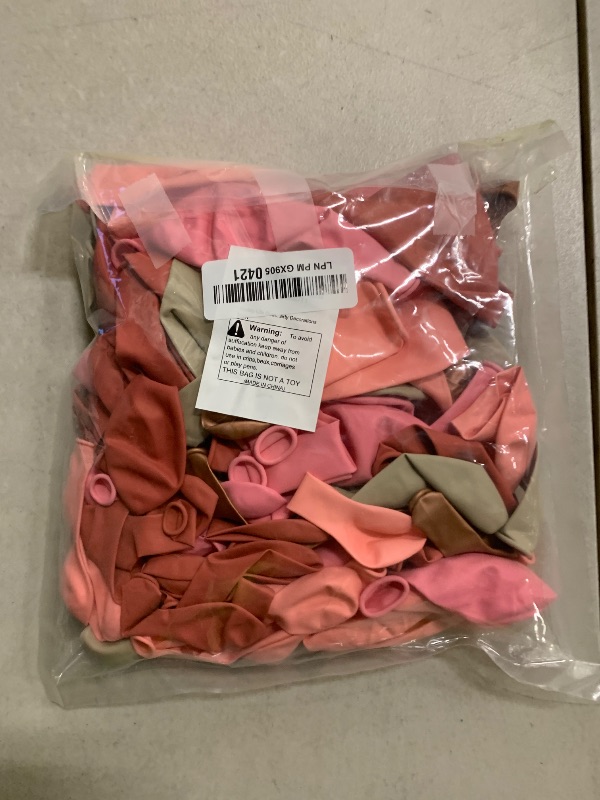 Photo 1 of Ouddy Life Dusty Pink Balloons Arch Garland Kit, 152 Pcs Light Pastel Pink Sand White Metallic Rose Gold Confetti Balloon for Birthday Wedding Baby Bridal Shower Spring Party Decorations