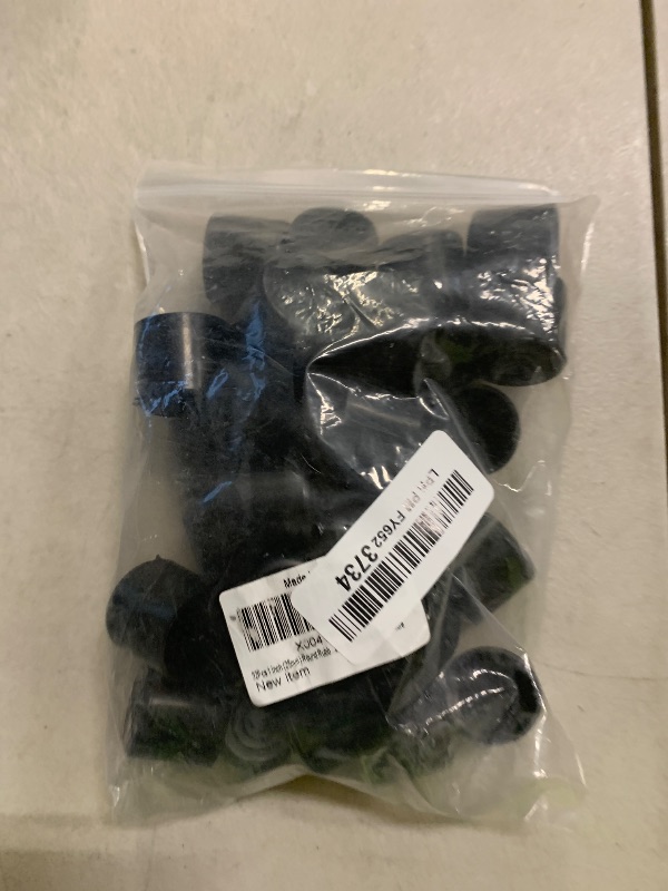 Photo 1 of 32Pcs 1 Inch (25mm) Round Rubber Chair Leg Tips Caps, Chair Table Leg Covers Floor Protectors, Chair Leg End Caps for Furniture, Table
