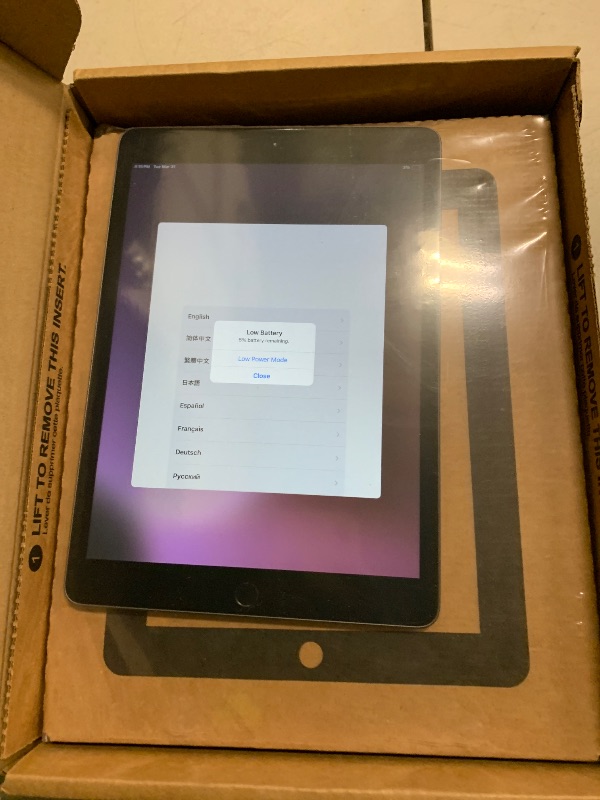 Photo 1 of Apple iPad, 10.2-Inch, Wi-Fi, 32GB, Space Gray (Renewed)